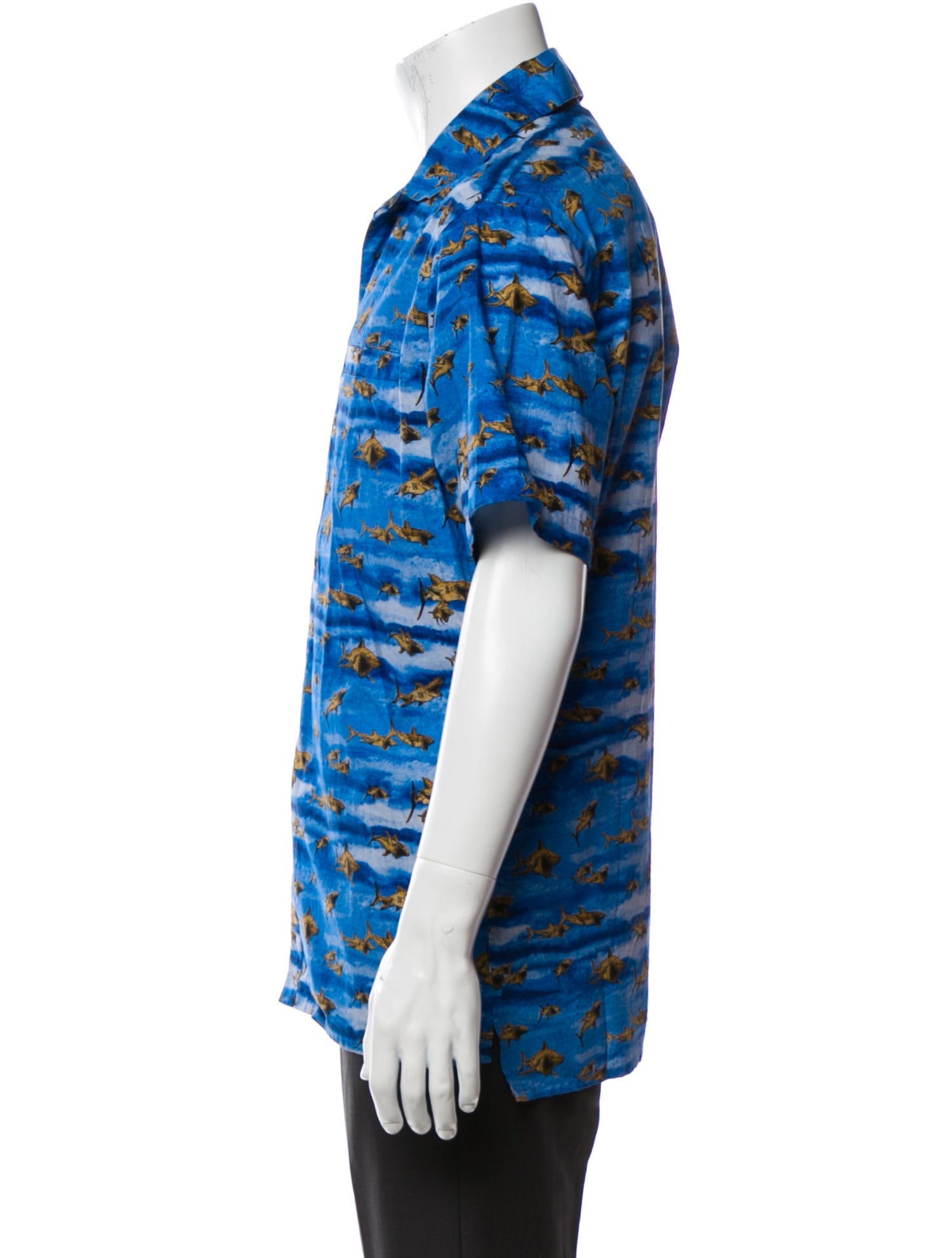 Lanvin Printed Short Sleeve Shirt