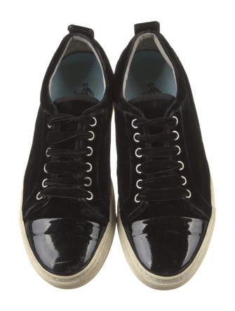 Lanvin Velvet Sneakers