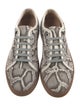 Lanvin Python Animal Print Sneakers