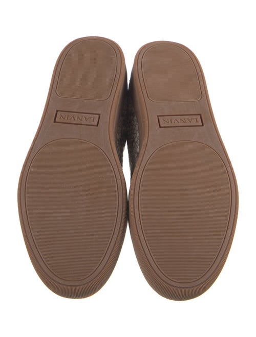 Lanvin Python Animal Print Sneakers