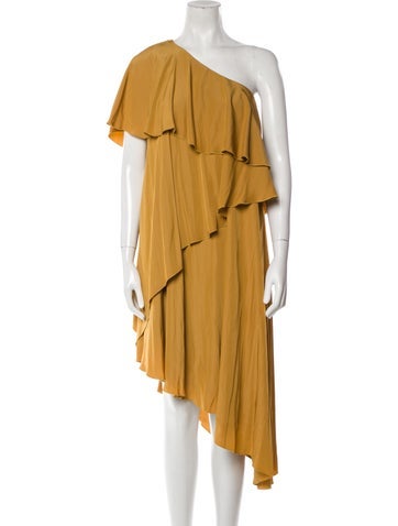 Lanvin Dresses One-Shoulder Long Dress Us6, Fr38 | M