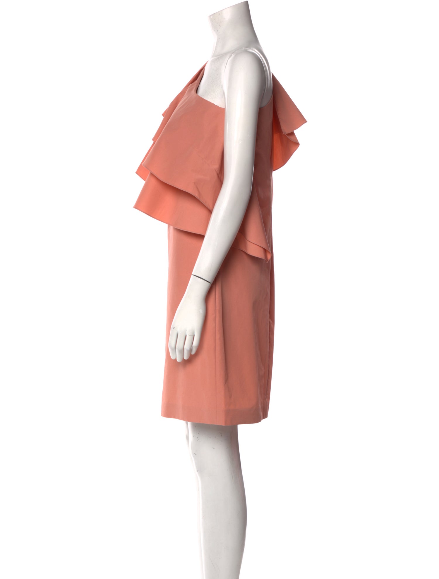 Lanvin One-Shoulder Knee-Length Dress w/ Tags