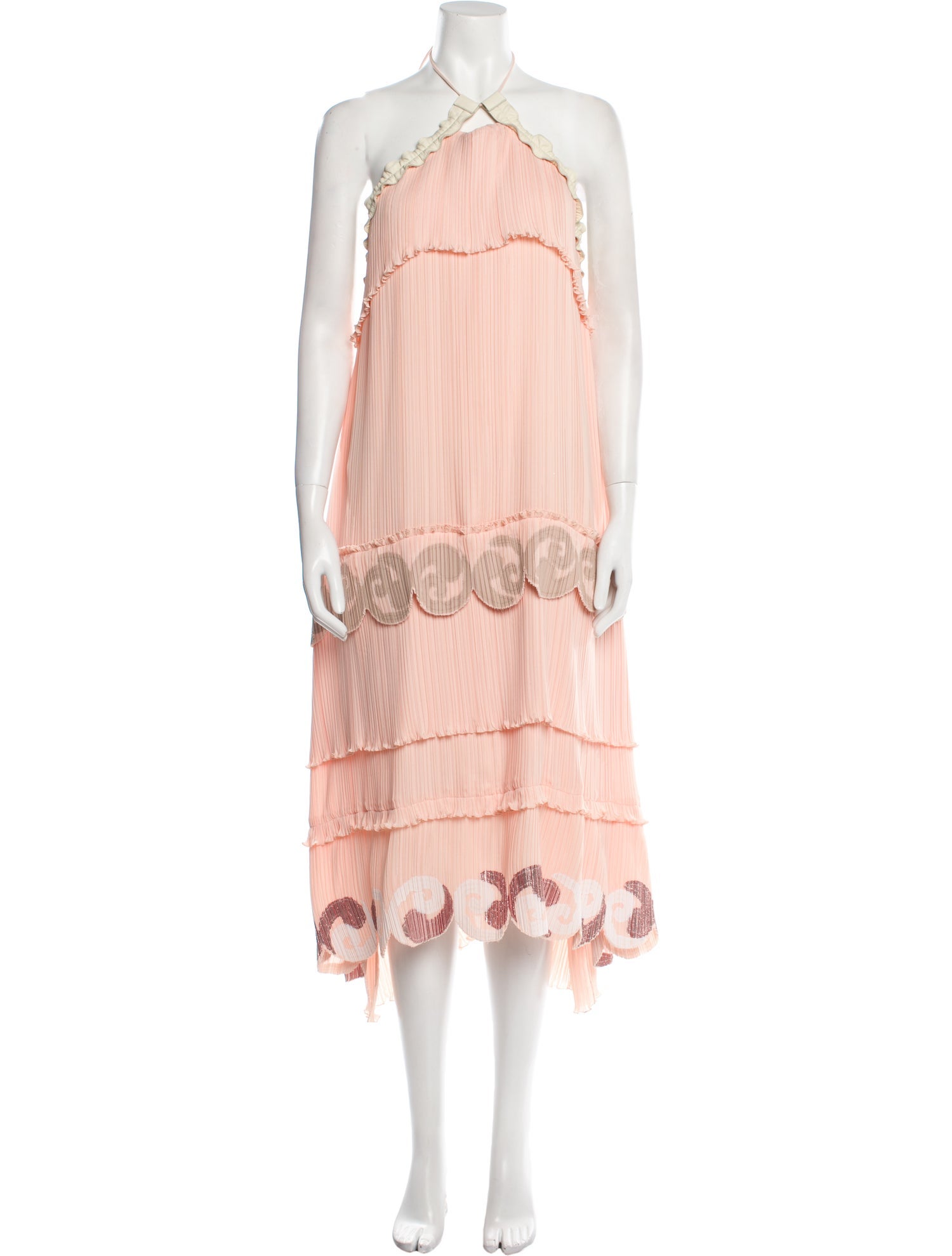 Lanvin Printed Long Dress w/ Tags