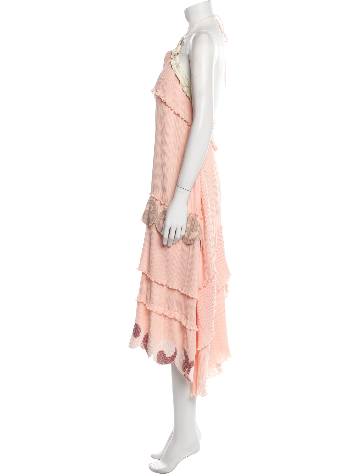 Lanvin Printed Long Dress w/ Tags