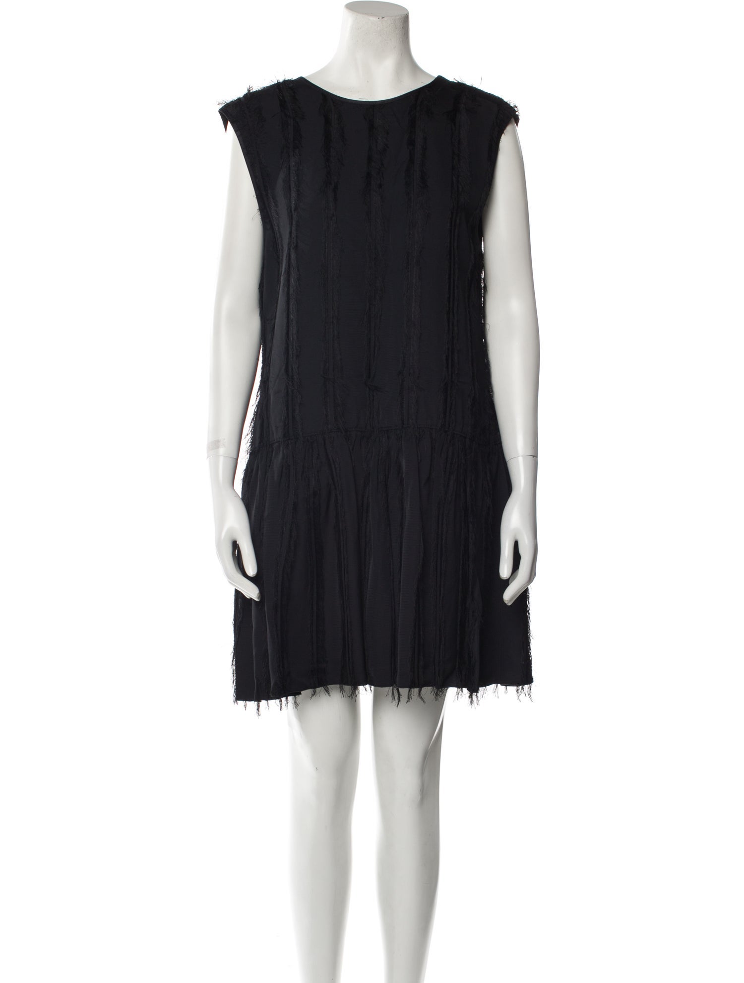 Lanvin Scoop Neck Mini Dress