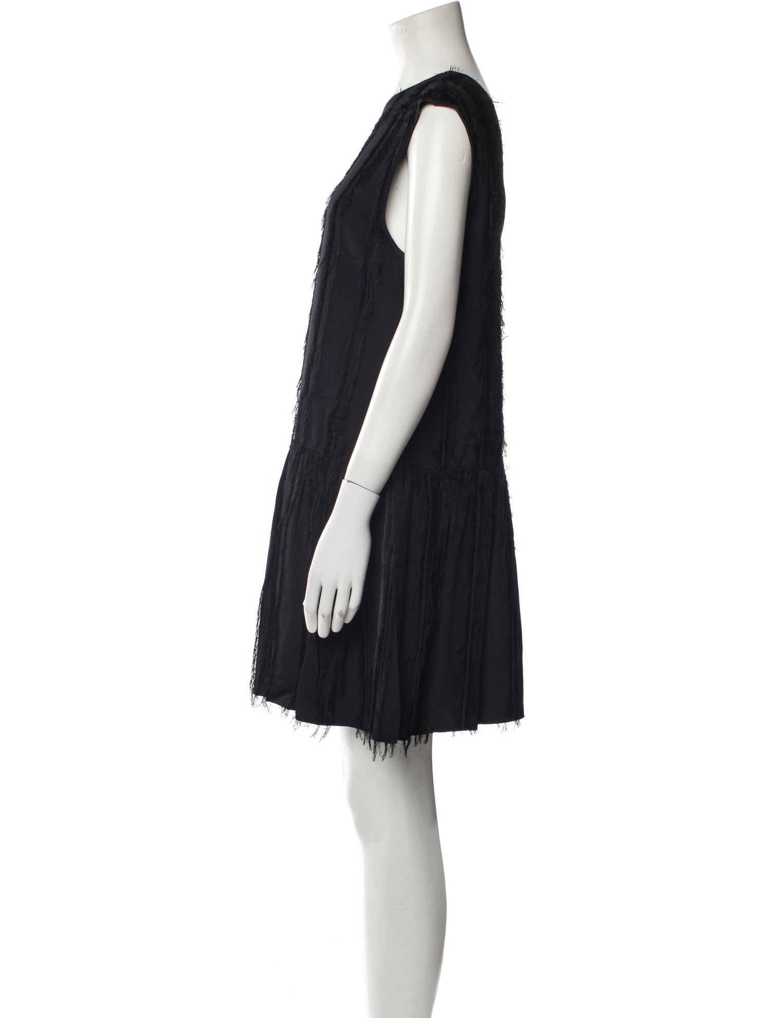 Lanvin Scoop Neck Mini Dress