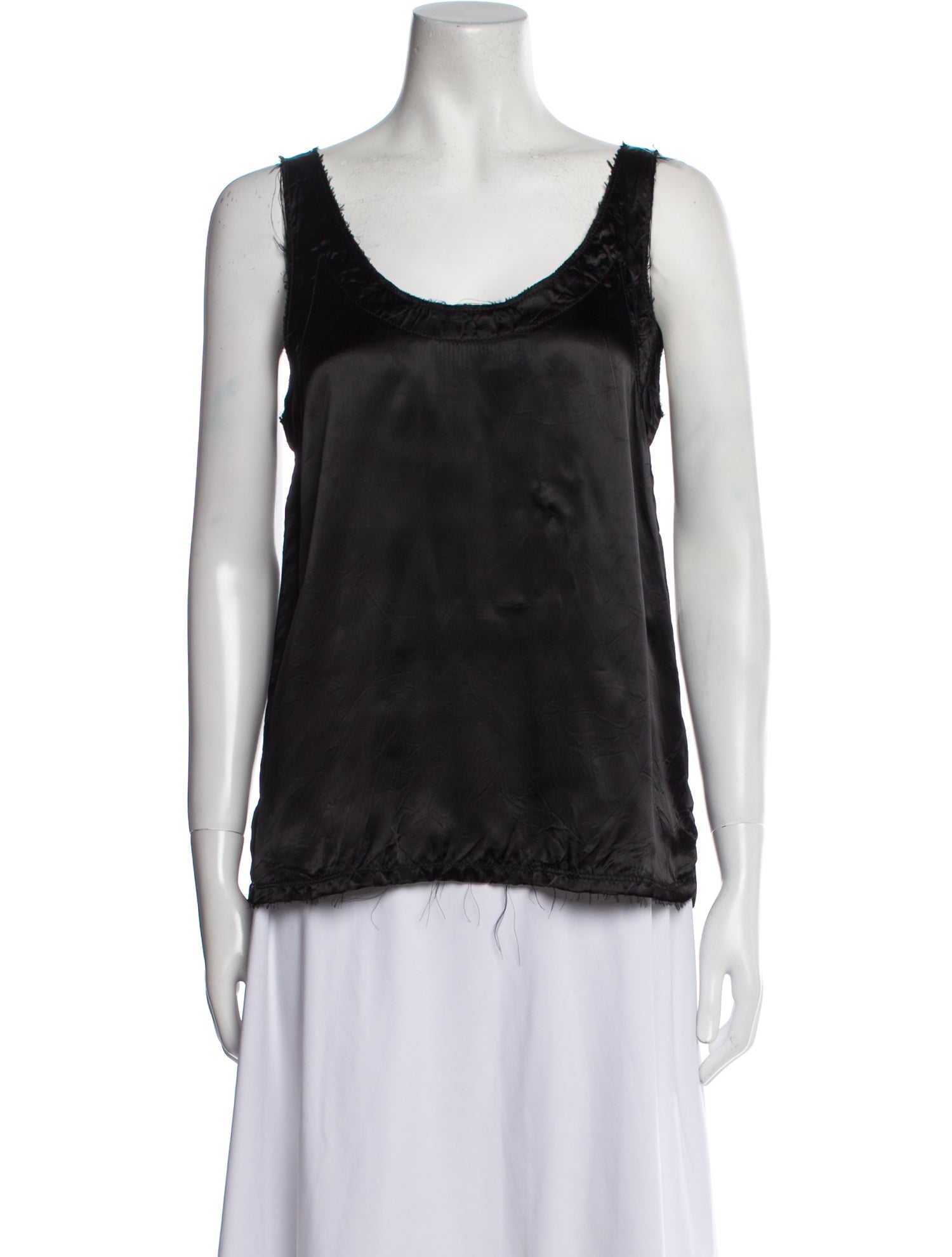 Lanvin Scoop Neck Sleeveless Top