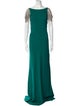 Lanvin Bateau Neckline Long Dress