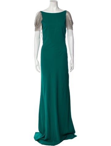 Lanvin Dresses Bateau Neckline Long Dress Us4, Fr36 | S