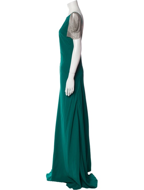 Lanvin Bateau Neckline Long Dress
