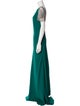Lanvin Bateau Neckline Long Dress