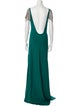 Lanvin Bateau Neckline Long Dress
