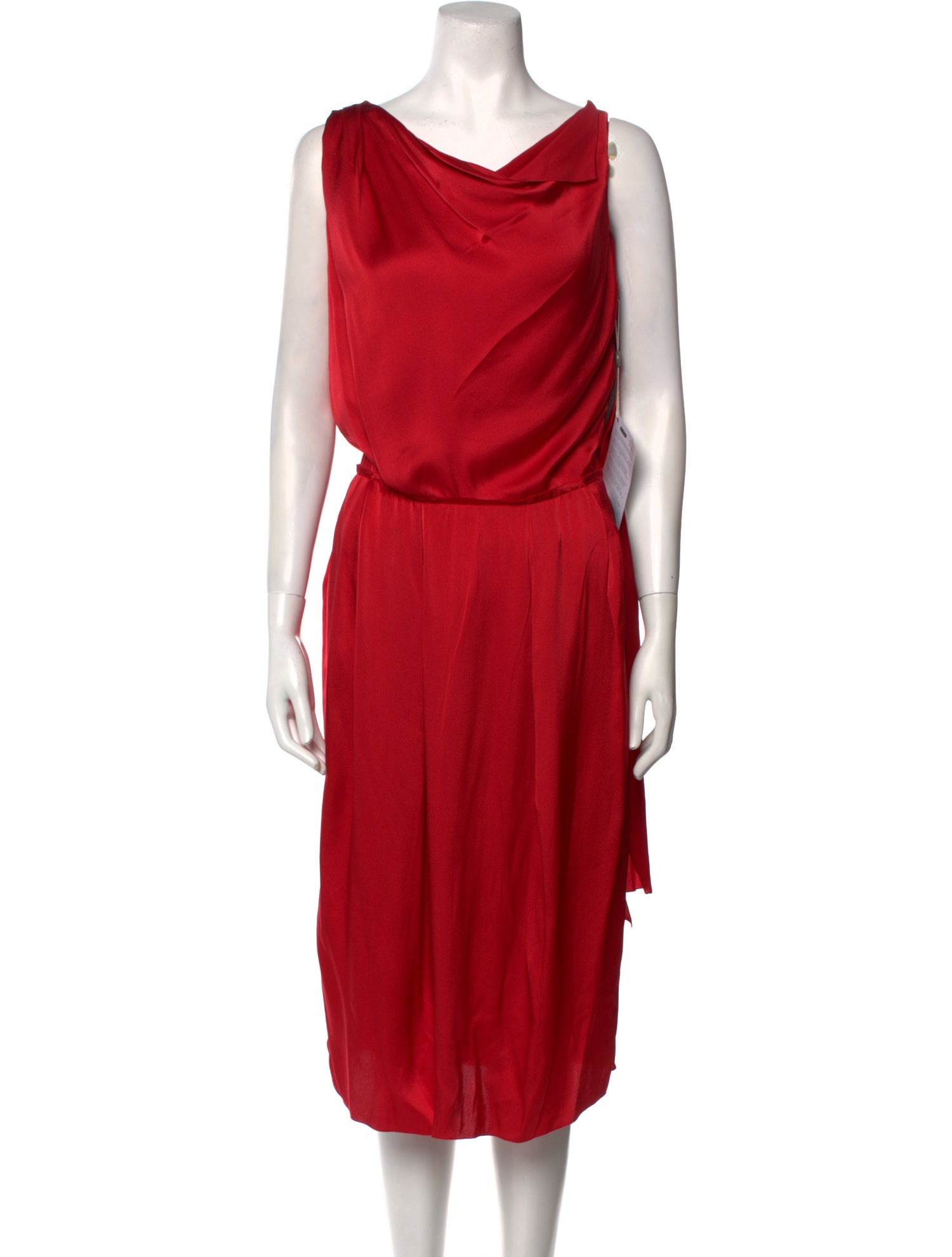 Lanvin Silk Midi Length Dress w/ Tags