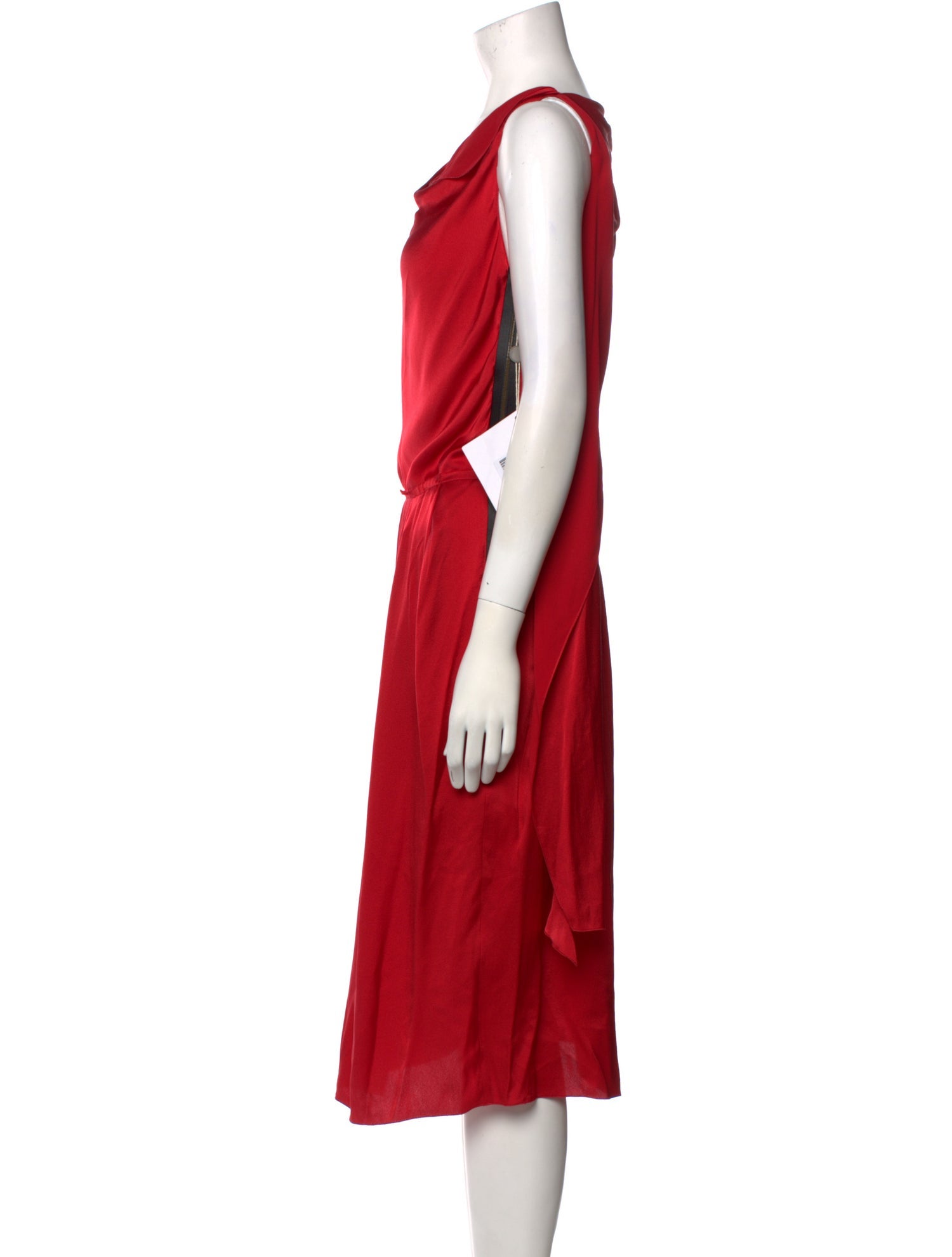 Lanvin Silk Midi Length Dress w/ Tags