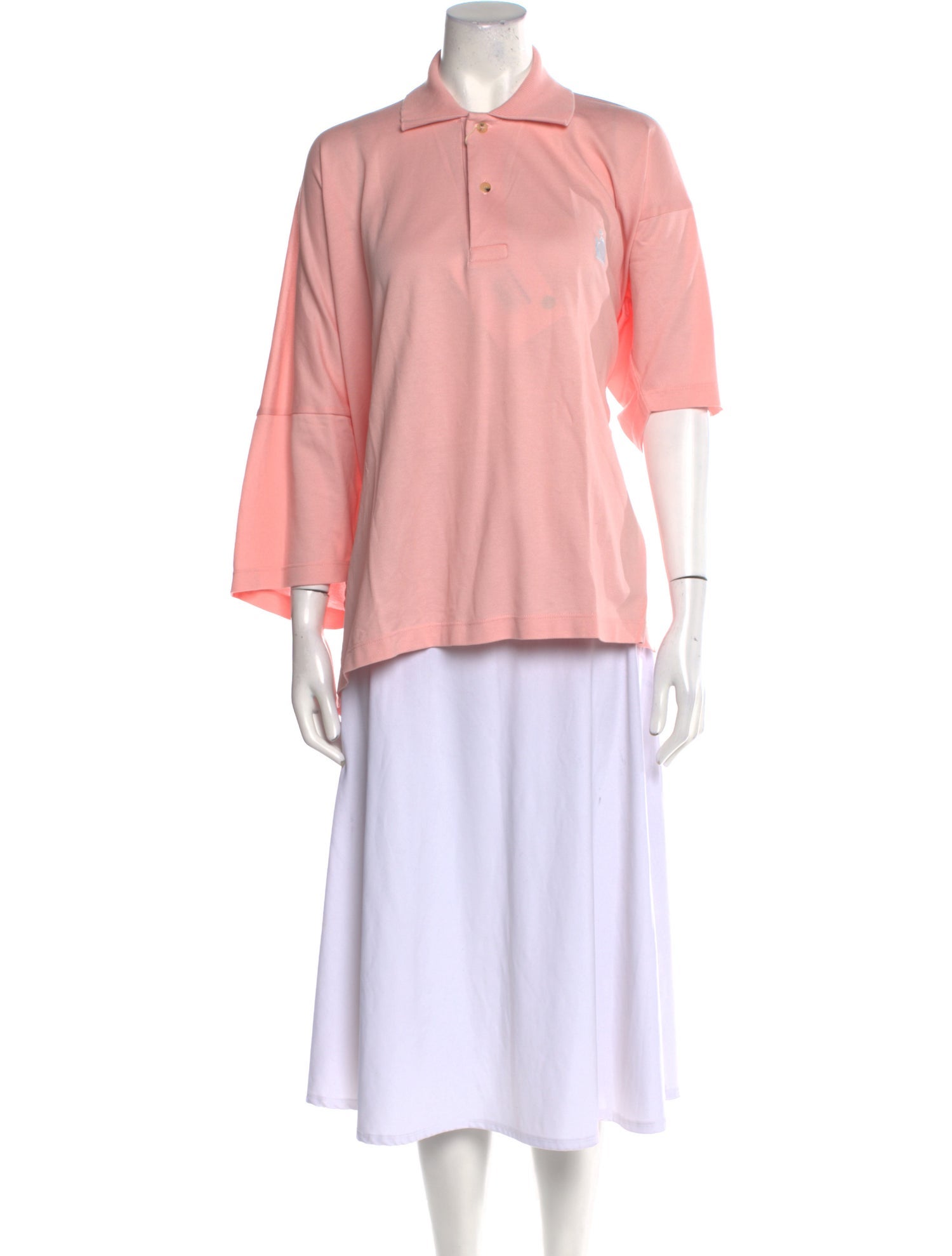 Lanvin Mock Neck Three-Quarter Sleeve Tunic w/ Tags