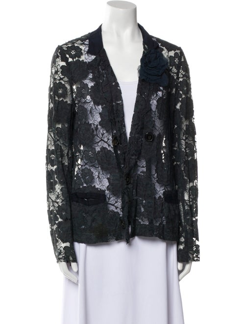 Lanvin Lace Pattern Evening Jacket