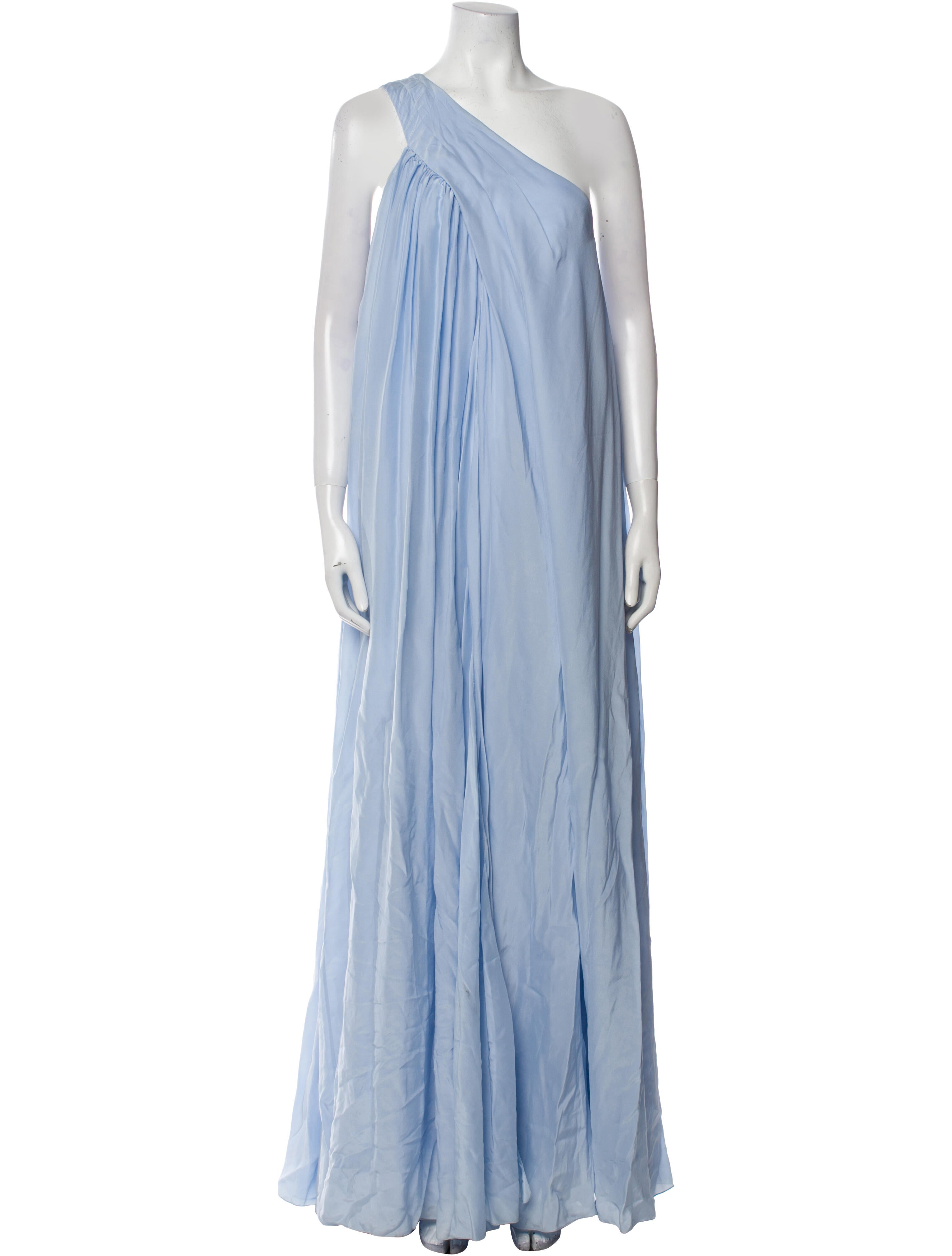 Lanvin One-Shoulder Long Dress