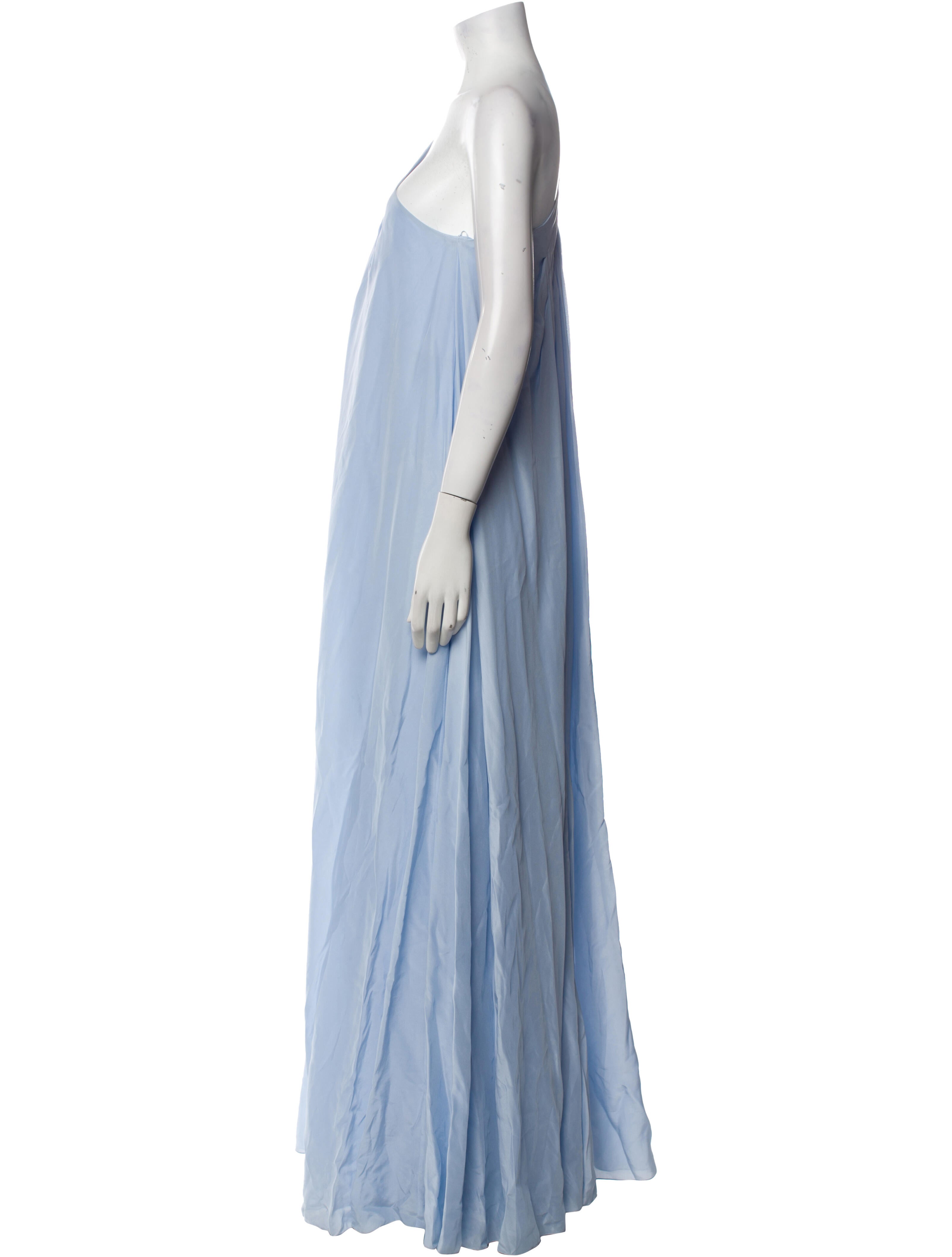 Lanvin One-Shoulder Long Dress