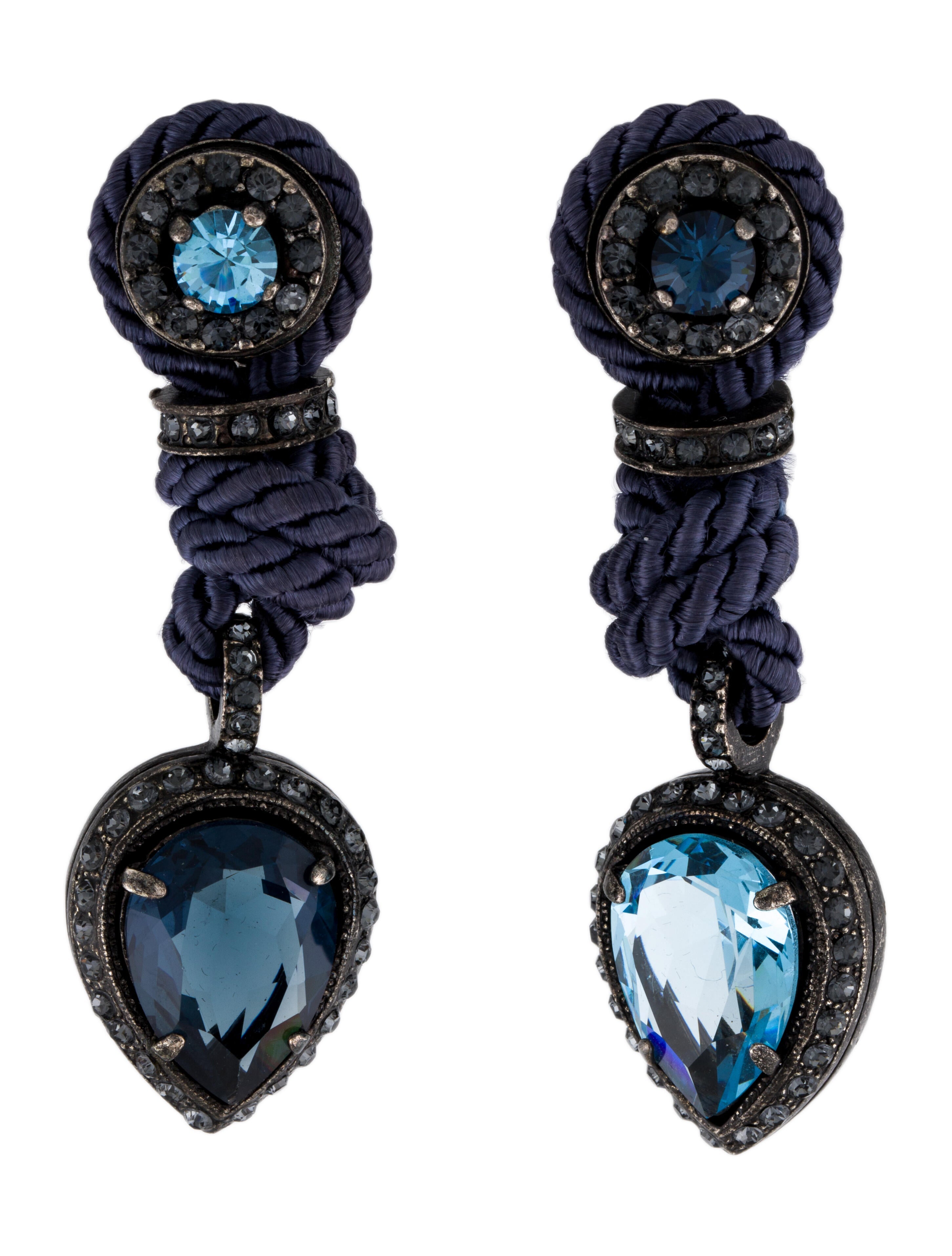 Christian Dior Vintage Rope Textured Knot Clip-On Earrings - Gold ...