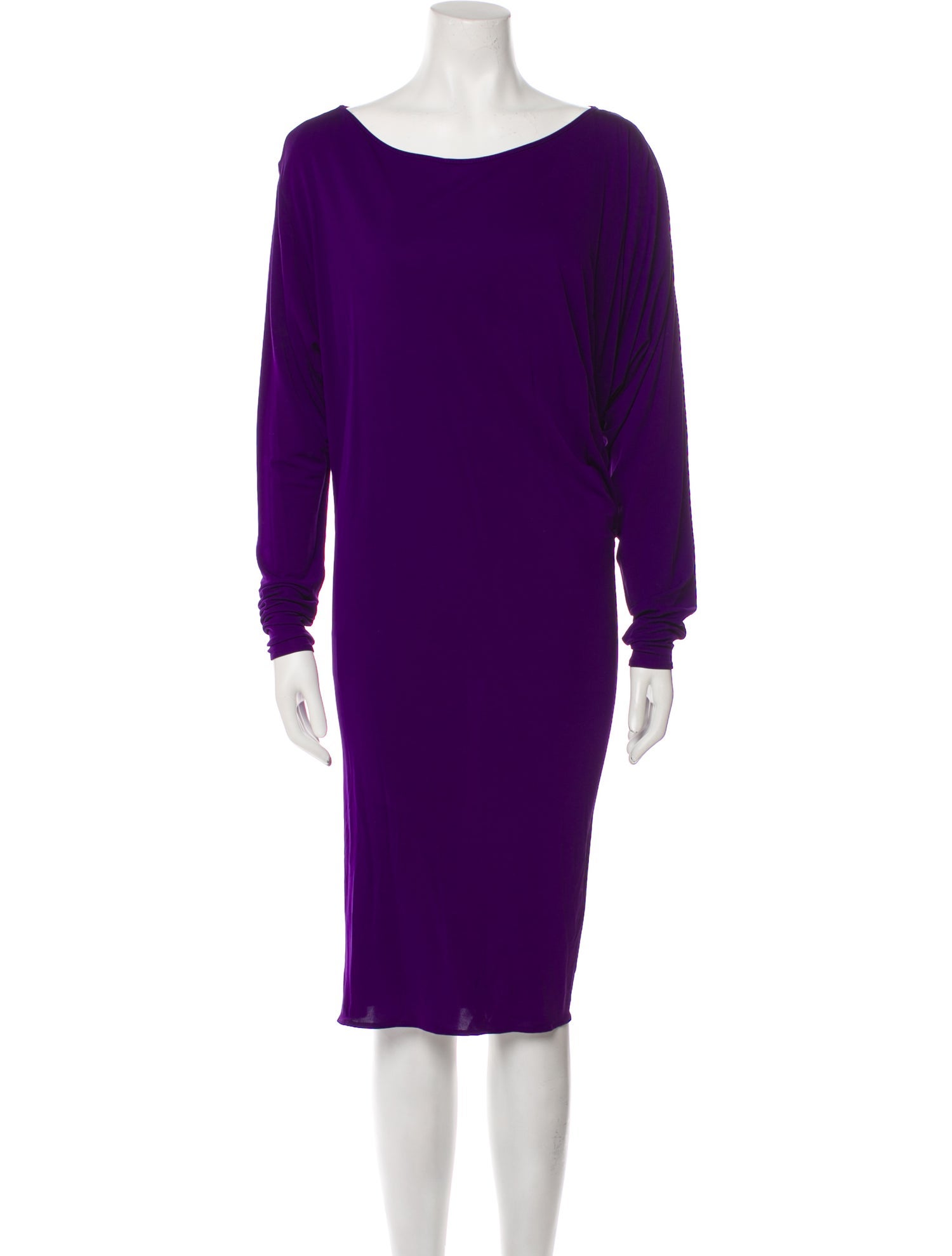 Lanvin Bateau Neckline Knee-Length Dress