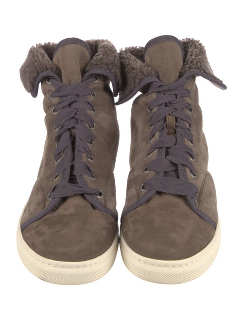 Lanvin Nubuck Gladiator Sandals