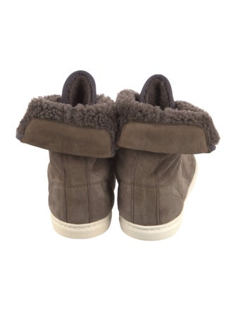 Lanvin Nubuck Gladiator Sandals