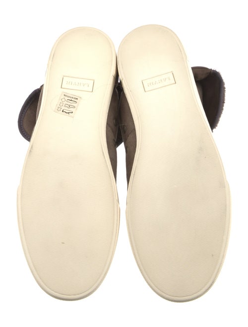 Lanvin Nubuck Gladiator Sandals