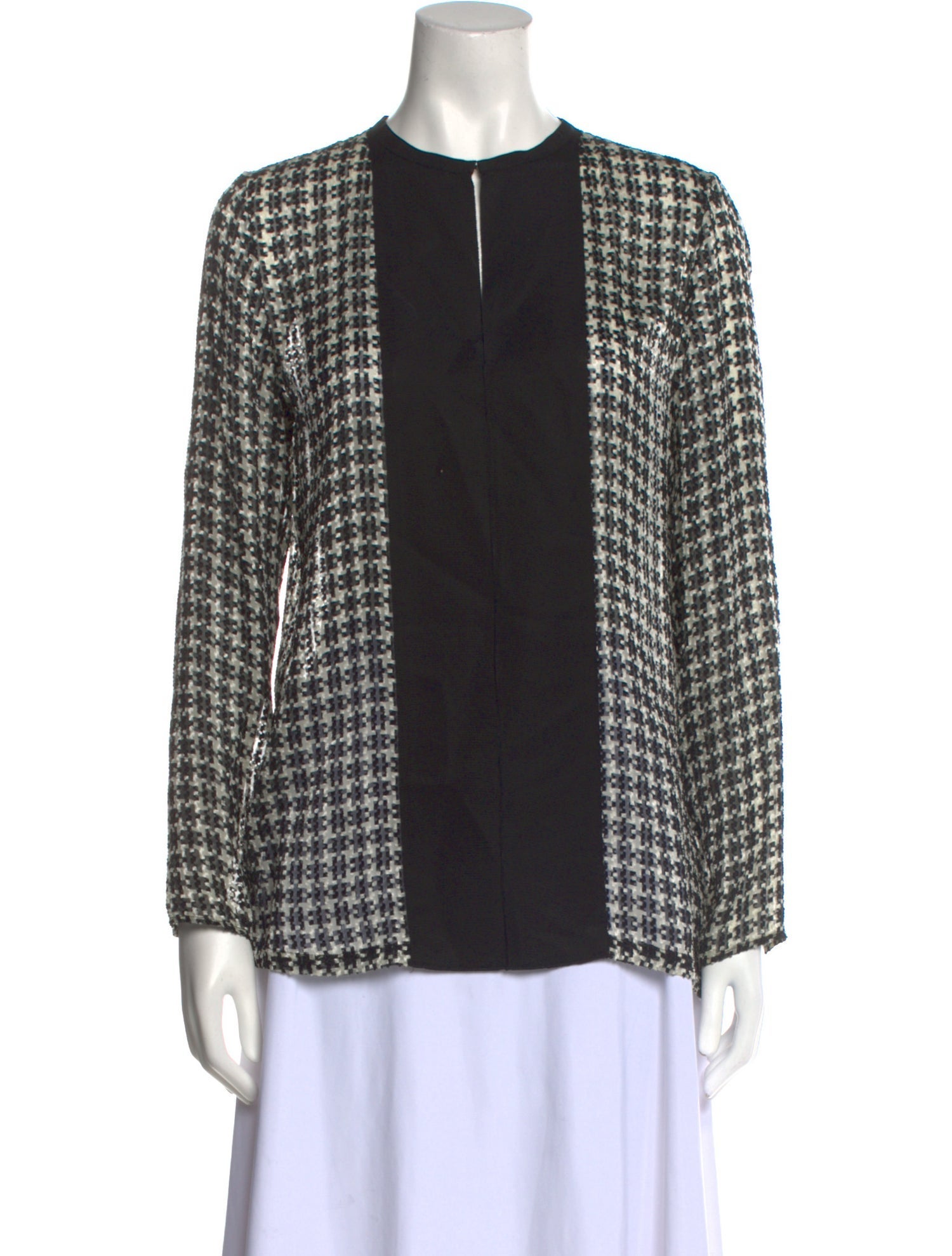 Lanvin Printed Crew Neck Blouse