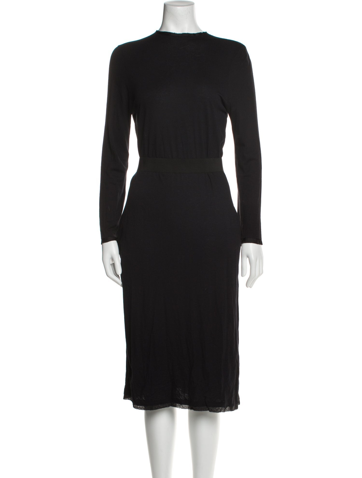 Lanvin Bateau Neckline Midi Length Dress