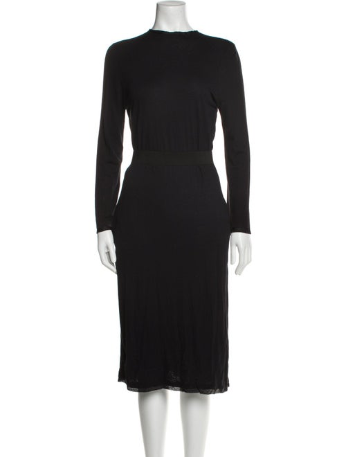 Lanvin Bateau Neckline Midi Length Dress