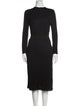 Lanvin Bateau Neckline Midi Length Dress
