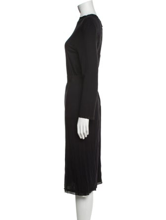 Lanvin Bateau Neckline Midi Length Dress
