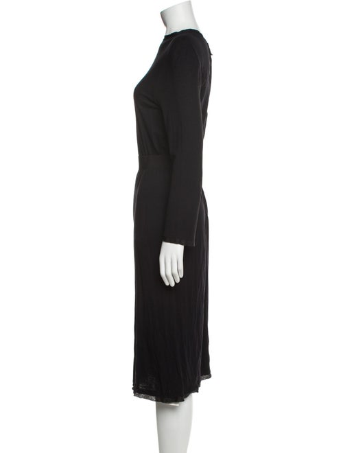 Lanvin Bateau Neckline Midi Length Dress