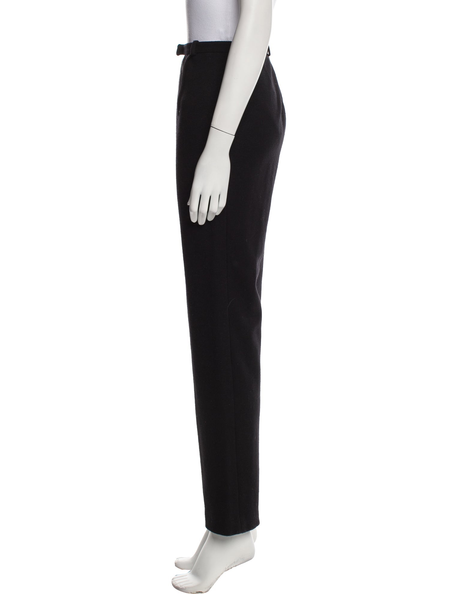Lanvin Wool Straight Leg Pants