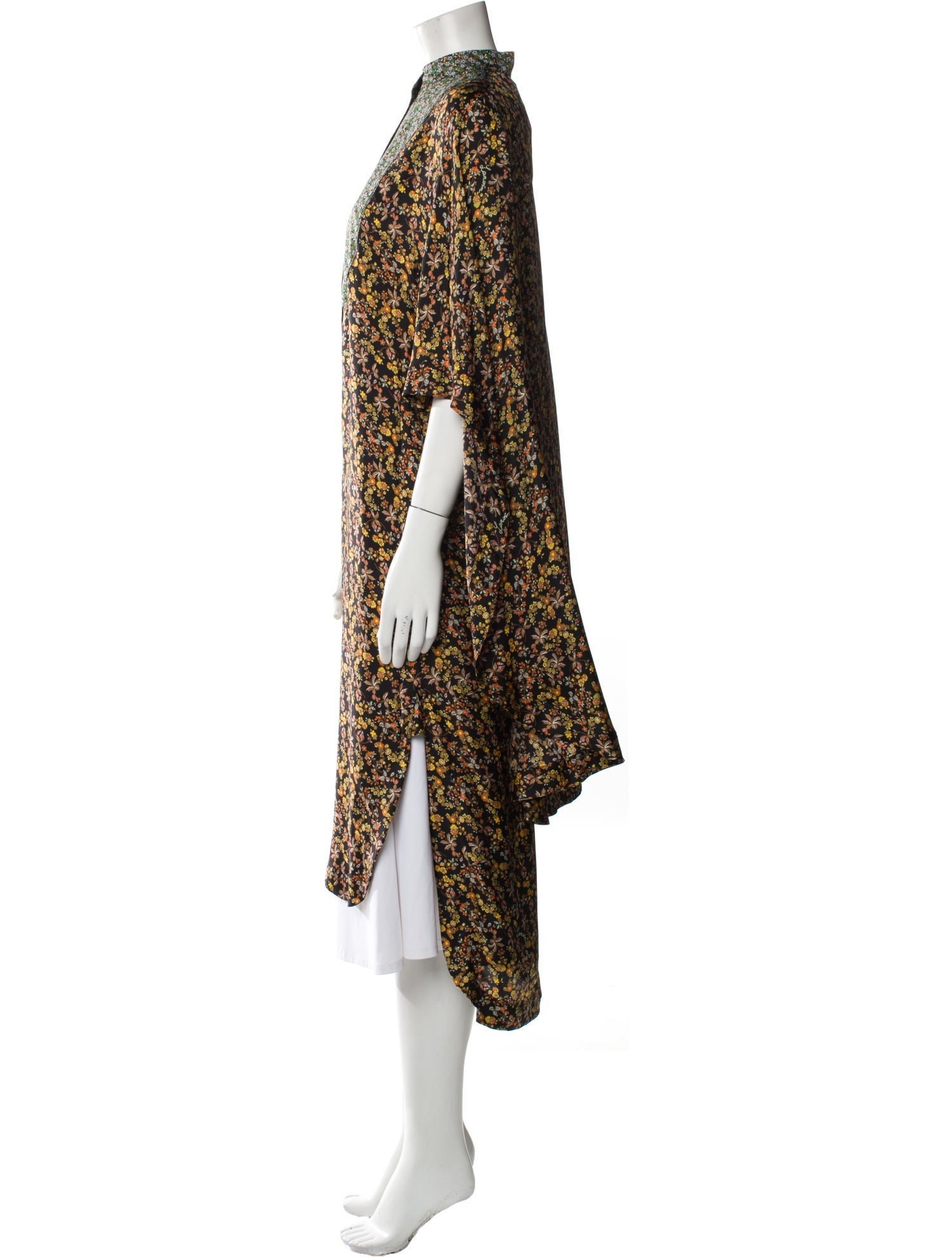 Lanvin Floral Print Long Dress