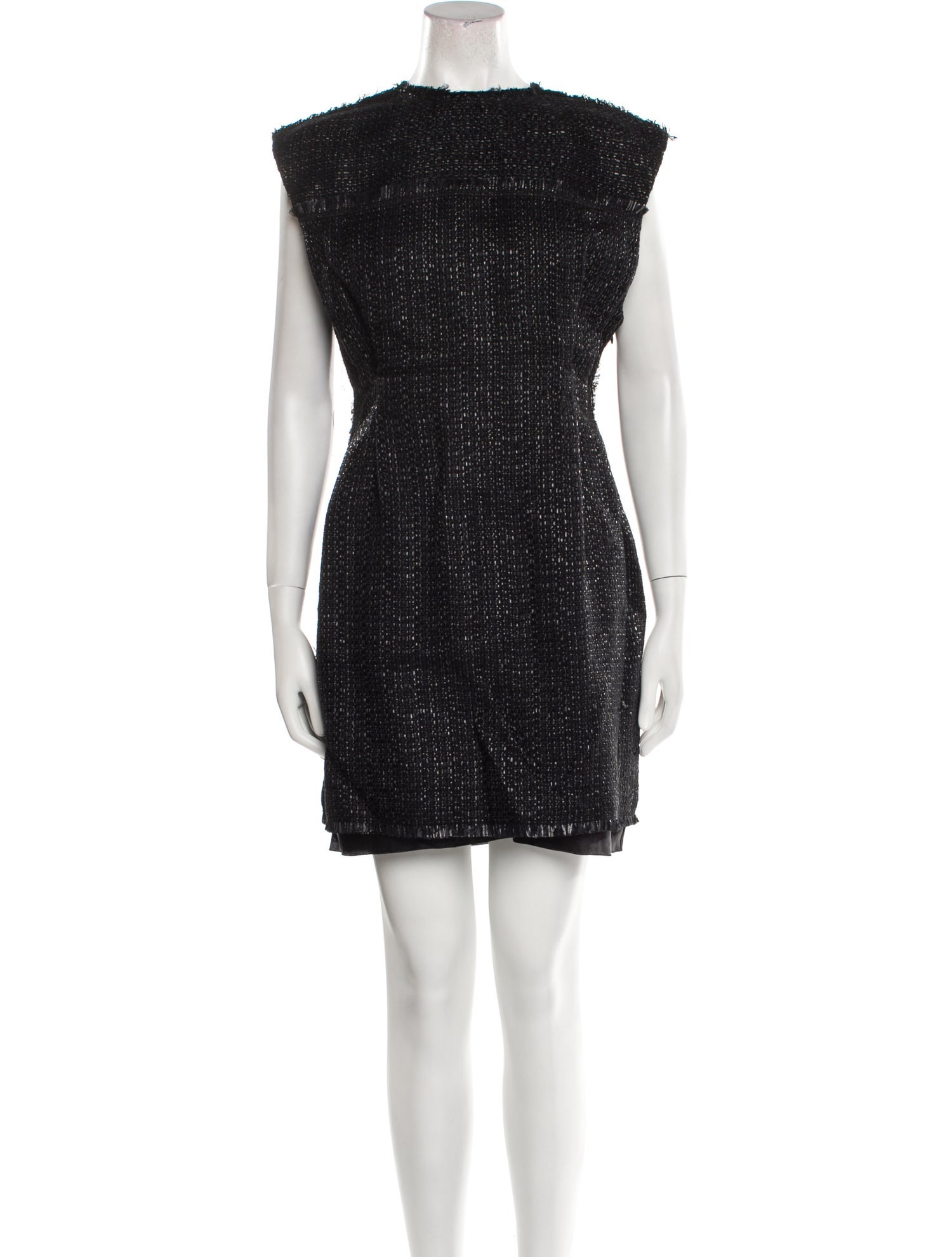Lanvin Crew Neck Mini Dress