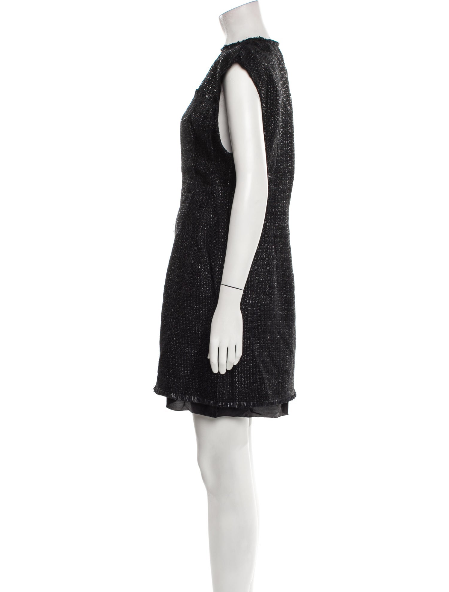 Lanvin Crew Neck Mini Dress