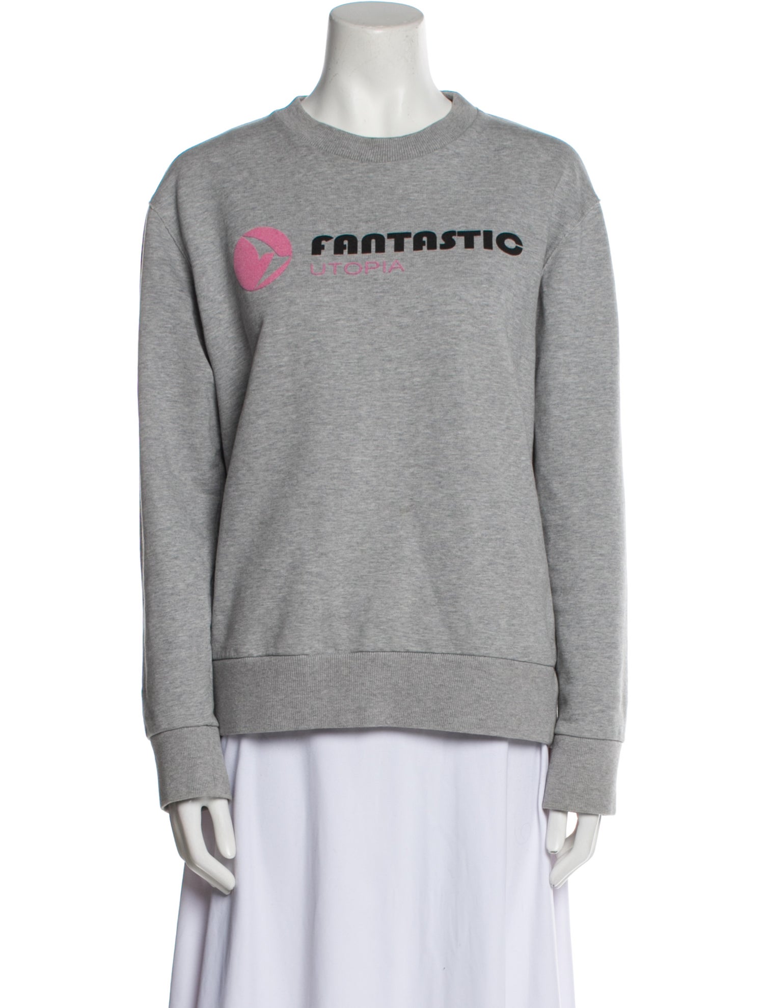 Lanvin Graphic Print Crew Neck Sweatshirt