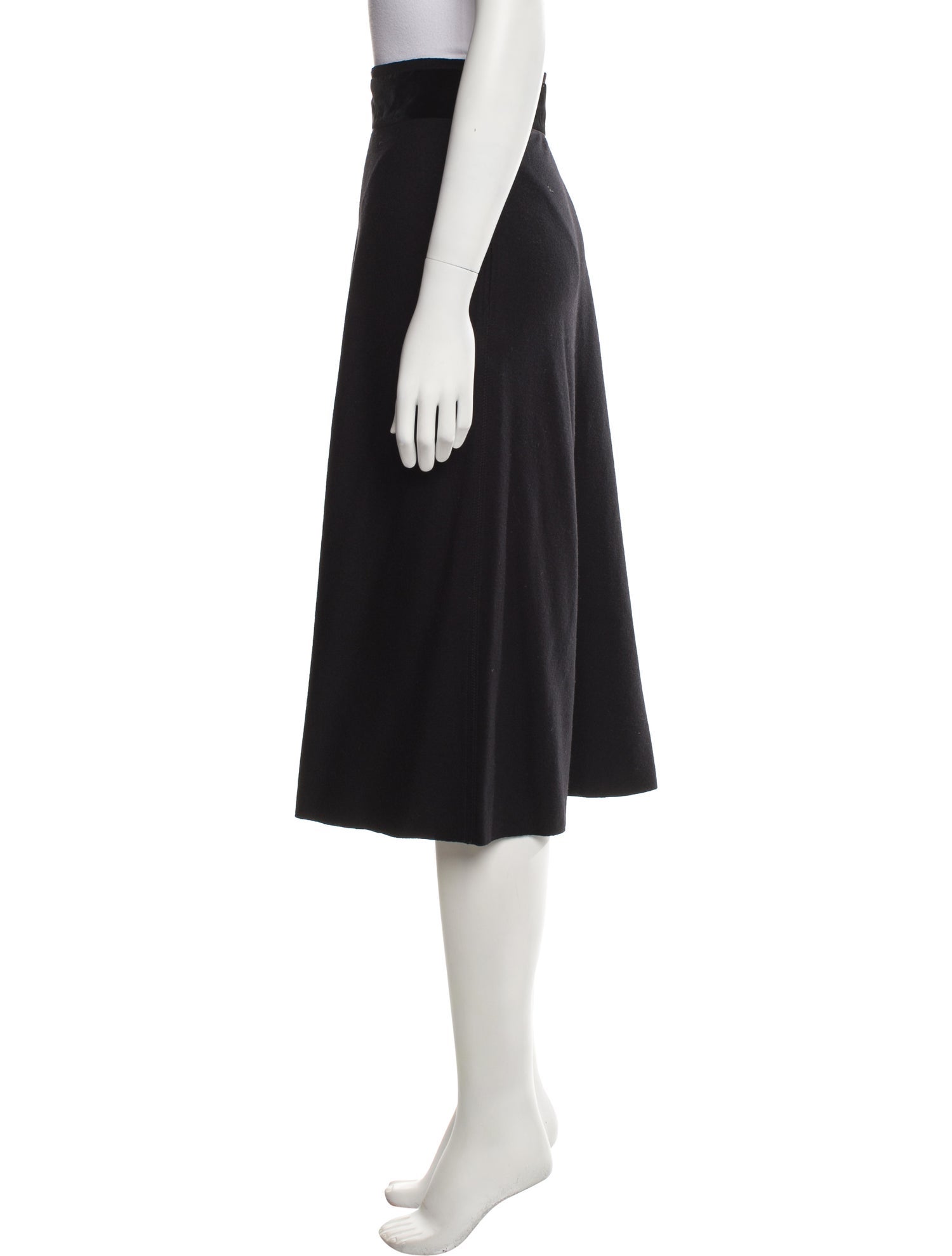 Lanvin Wool Knee-Length Skirt