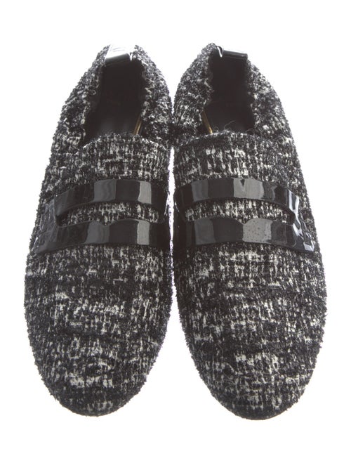 Lanvin Tweed Tweed Pattern Loafers
