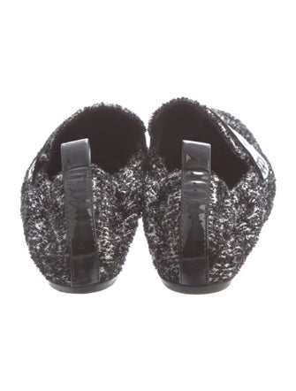 Lanvin Tweed Tweed Pattern Loafers