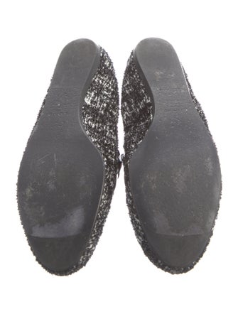 Lanvin Tweed Tweed Pattern Loafers