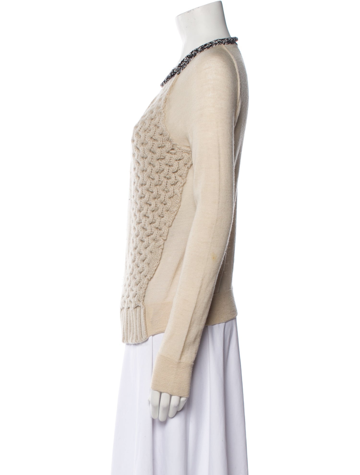 Lanvin Wool Scoop Neck Sweater