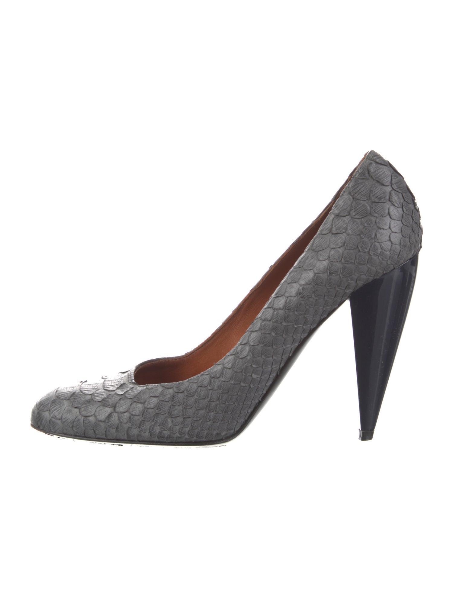 Lanvin Python Pumps - Grey Pumps, Shoes - LAN224512 | The RealReal