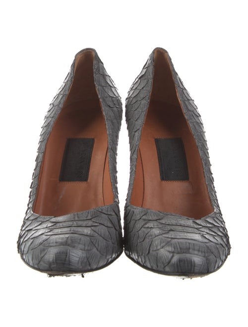 Lanvin Python Pumps