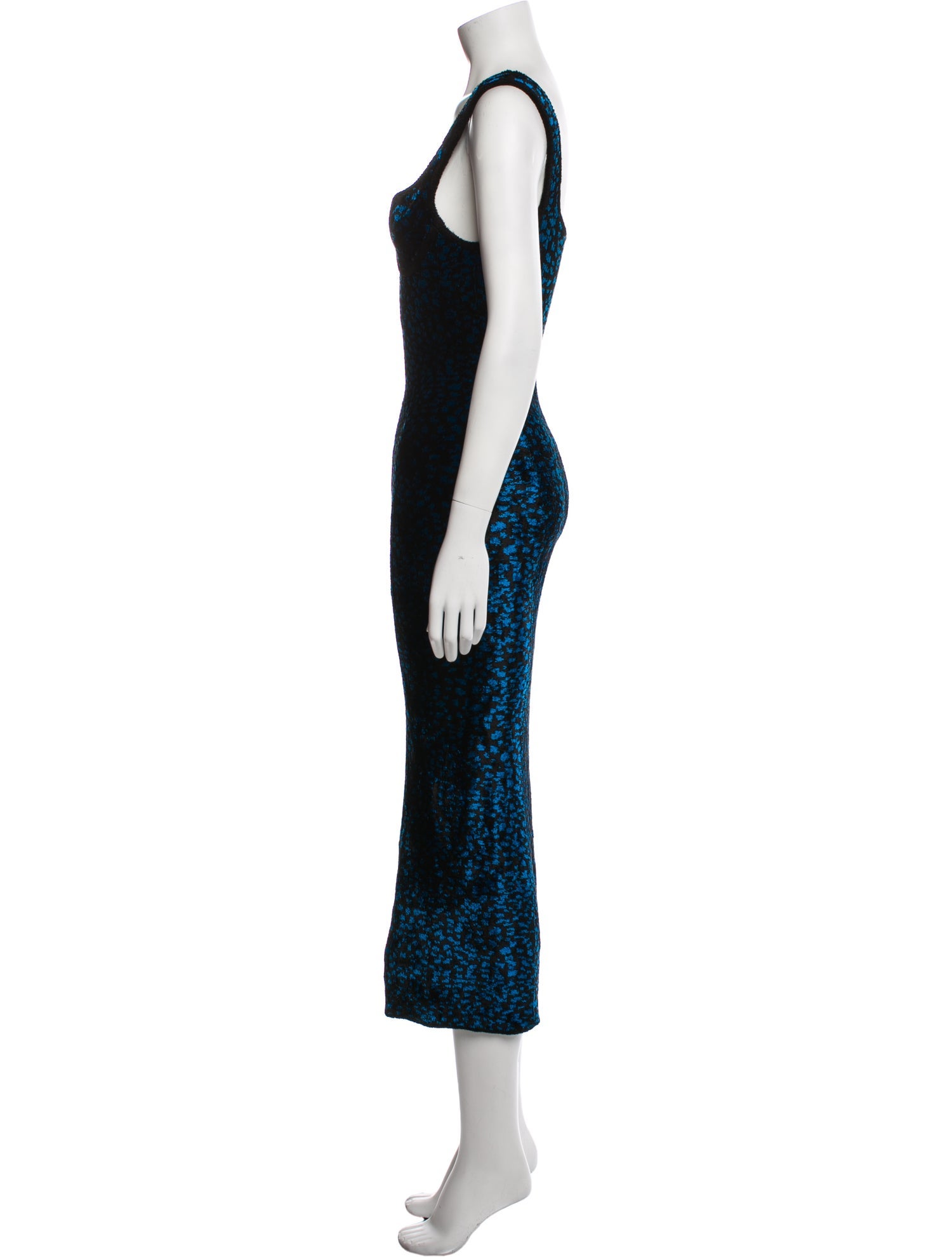 Lanvin Printed Long Dress