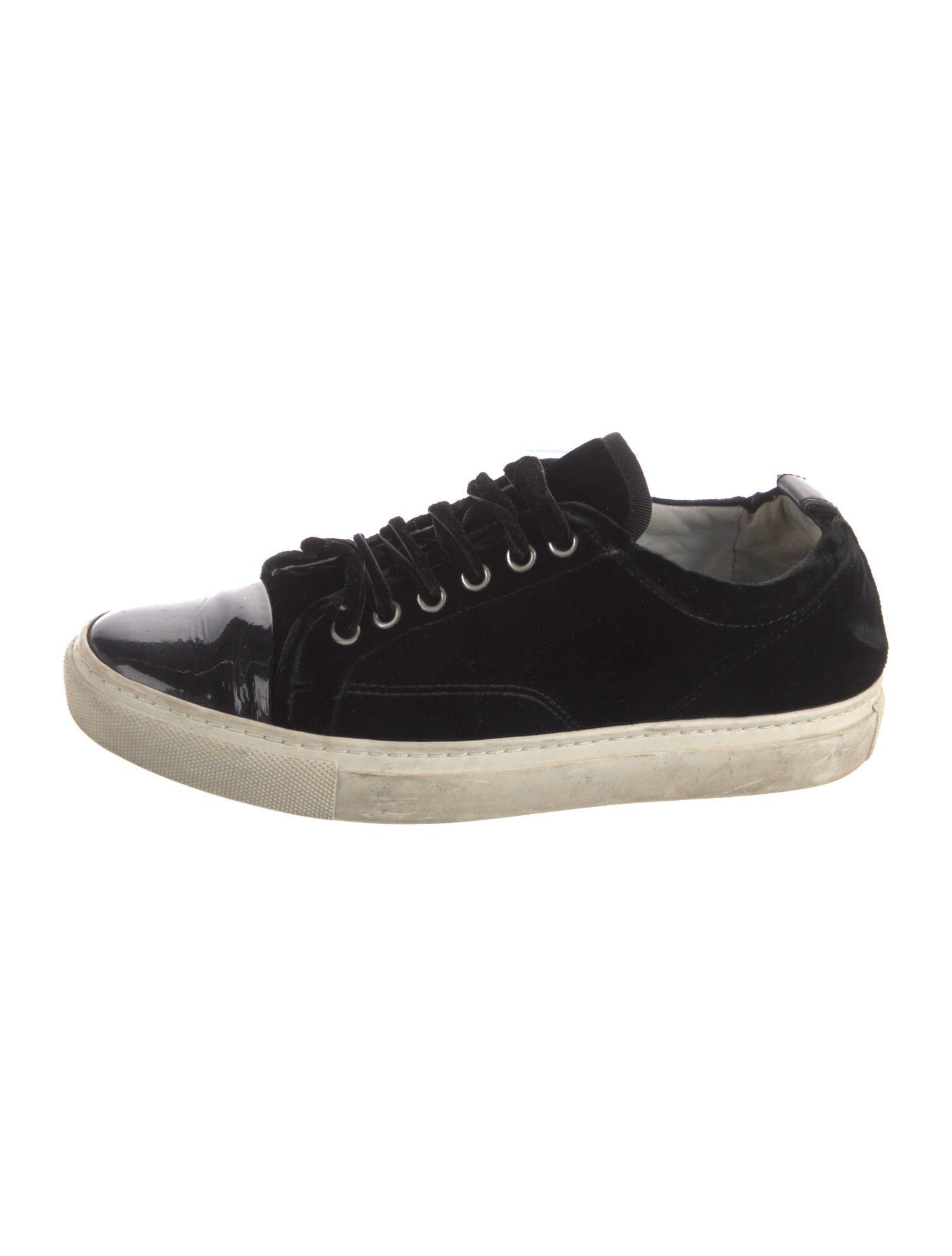 Lanvin Velvet Sneakers