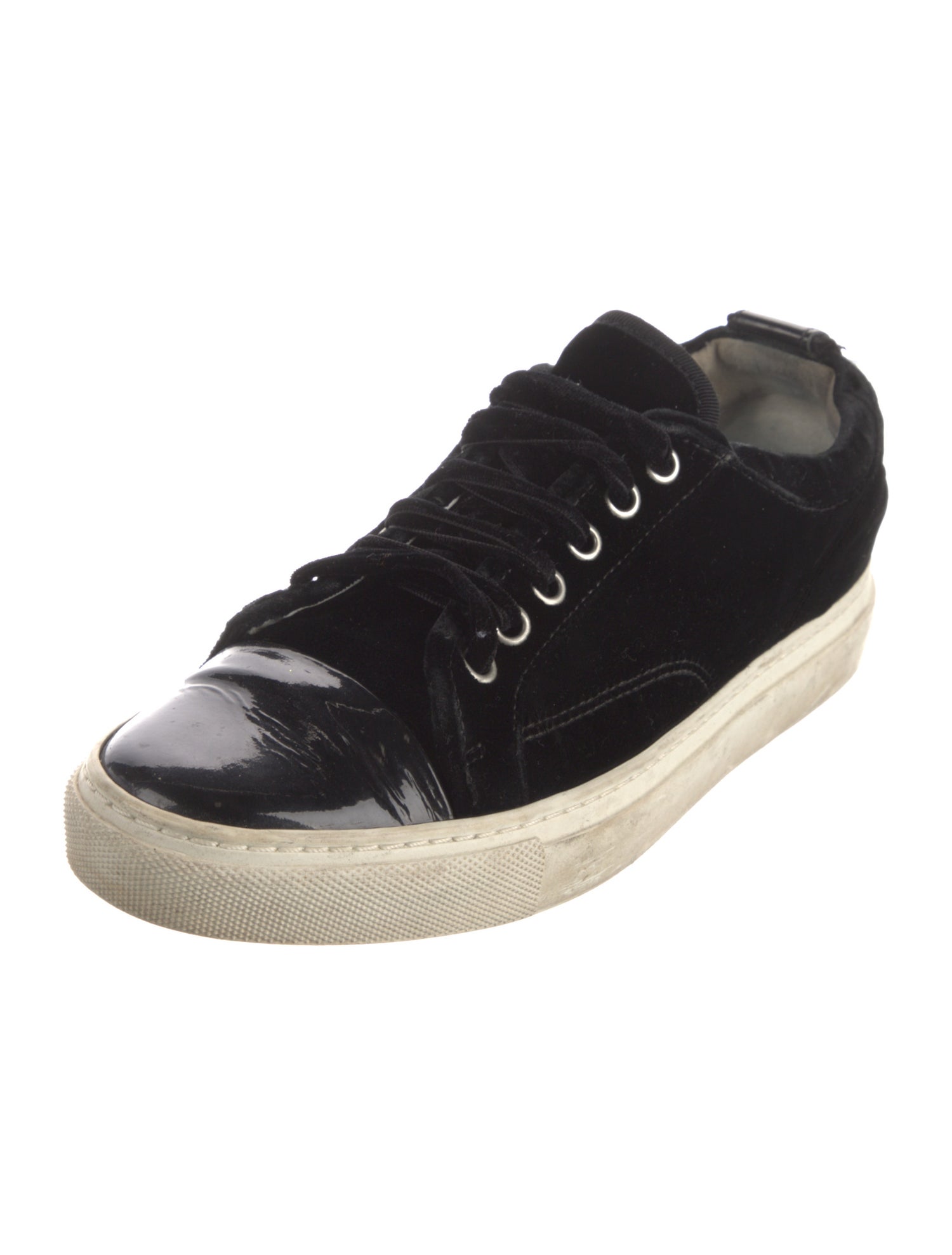 Lanvin Velvet Sneakers