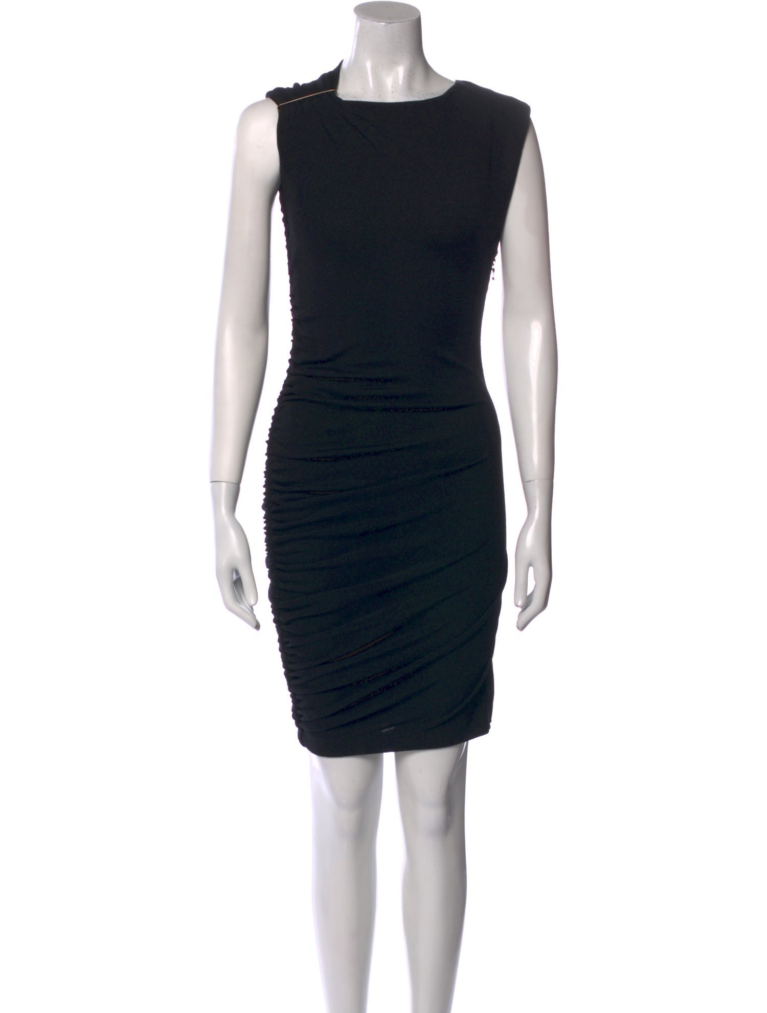 Lanvin Bateau Neckline Mini Dress