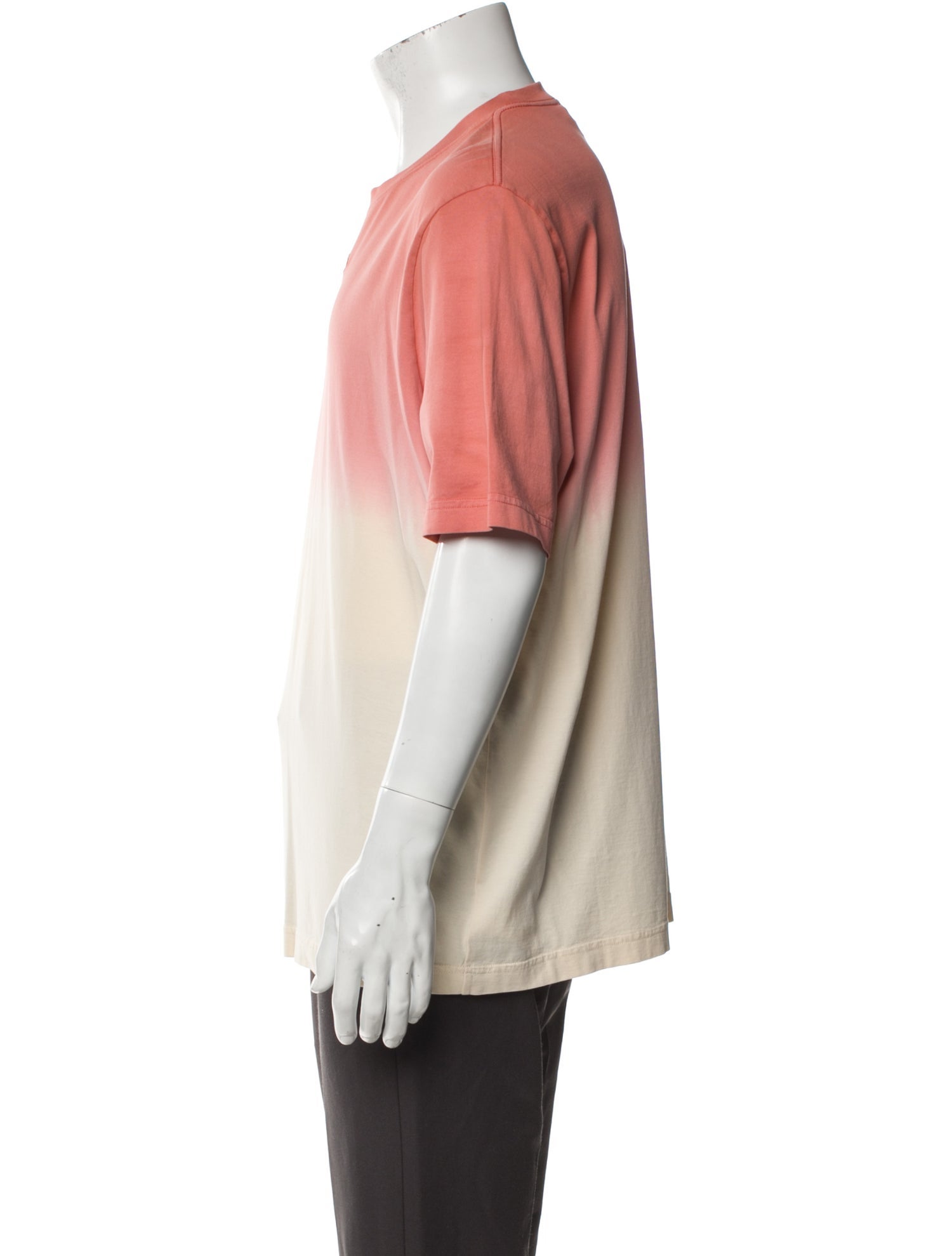 Lanvin Colorblock Pattern Crew Neck T-Shirt w/ Tags
